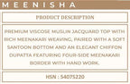 Vinay Kuleesh Meenisha Viscose Muslin Meenakari Worked Salwar Kameez