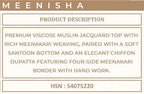 Vinay Kuleesh Meenisha Viscose Muslin Meenakari Worked Salwar Kameez