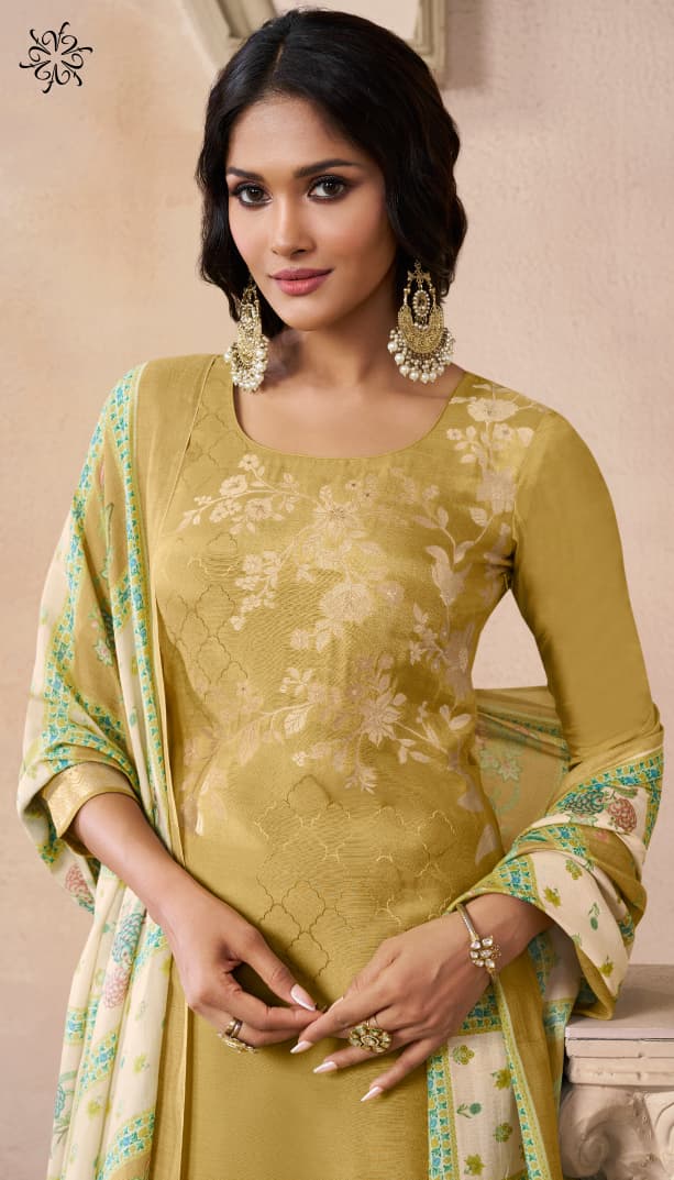 Vinay Kuleesh Navya Vol 3 Viscose Maslin Jacquard Salwar Kameez
