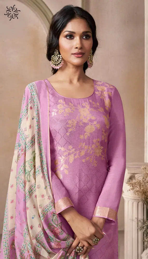 Vinay Kuleesh Navya Vol 3 Viscose Maslin Jacquard Salwar Kameez