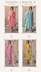 Vinay Kuleesh Navya Vol 3 Viscose Maslin Jacquard Salwar Kameez