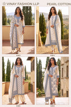 Vinay Kuleesh Pearl Cotton Viscose Weaving Salwar Kameez Collection