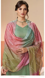 Vinay Kuleesh Ranggatt Glitter Silk With Work Salwar Kameez