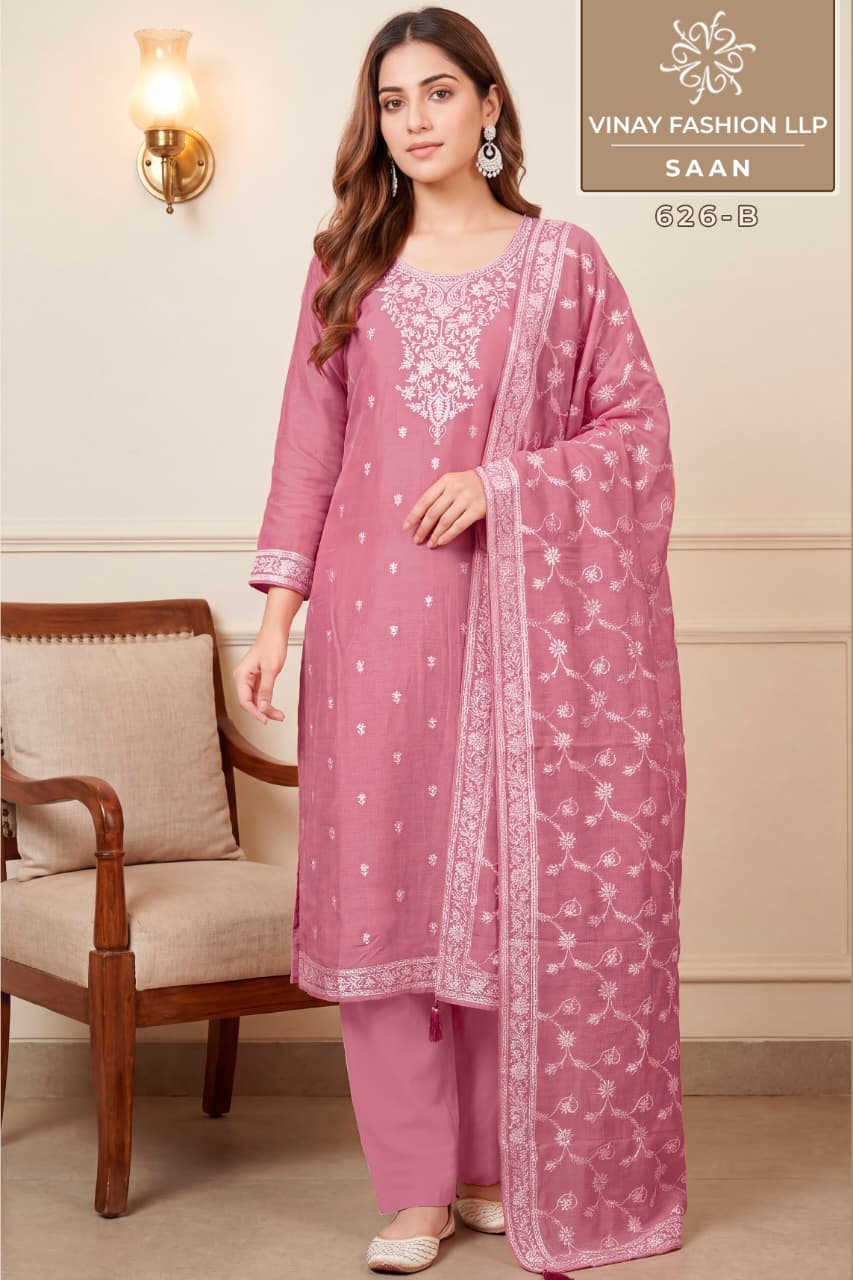 Vinay Kuleesh Saan Viscose Maslin Salwar Kameez Collection