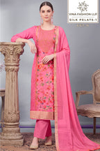 Vinay Kuleesh Silk Petals Hand Wokred Salwar Kameez Collection