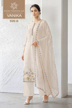 Vinay Kuleesh Vanika Mul Chanderi Embroidered Salwar Kameez