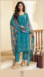 Vinay Silkina Royal Crepe 48 Crepe Embroidered Salwar Kameez Collection