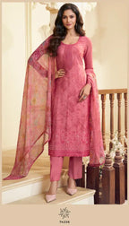 Vinay Silkina Royal Crepe 48 Crepe Embroidered Salwar Kameez Collection