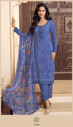 Vinay Silkina Royal Crepe 48 Crepe Embroidered Salwar Kameez Collection