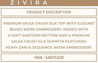 Vinay Zivira Crush Silk With Embroidered Salwar Kameez Collection