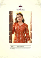 Woodee Mahika Viscose Vertican Printed Kurti With Bottom