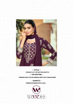 Woodee Nandini Slub Rayon Emboss Print Kurti With Bottom Dupatta
