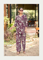 Woodee Pihu Rayon Printed Kurti With Bottom Collection