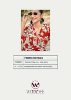 Woodee Pihu Rayon Printed Kurti With Bottom Collection