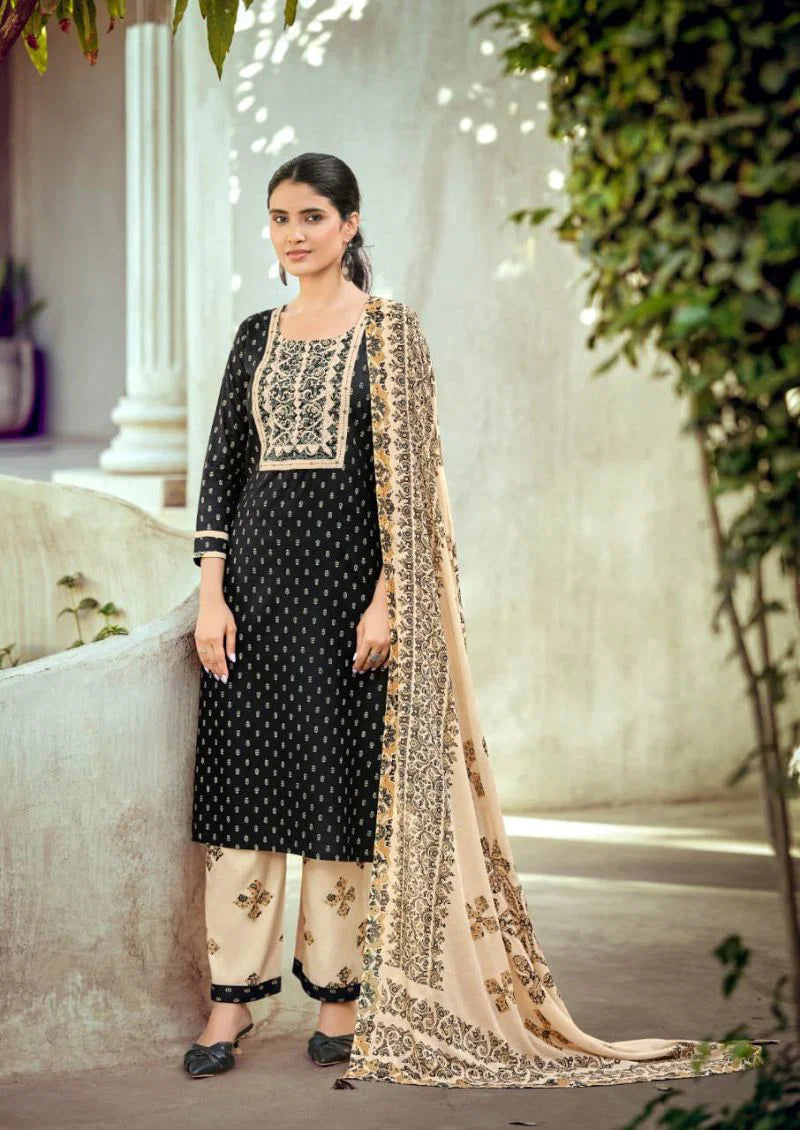 Woodee Rangoli Rayon Printed Kurti With Bottom Dupatta