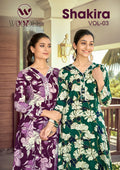 Woodee Shakira Vol 3 Rayon Printed Kurti With Bottom Dupatta