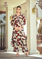Woodee Shakira Vol 3 Rayon Printed Kurti With Bottom Dupatta