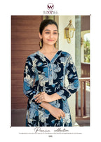 Woodee Shakira Vol 3 Rayon Printed Kurti With Bottom Dupatta
