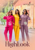 Wooglee High Look Russian Viscose Silk Co Ord Set Collection