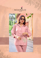 Wooglee High Look Russian Viscose Silk Co Ord Set Collection