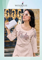 Wooglee Shivangi Cotton Flex Thread Worked Co Ord Set Collection