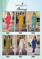 Wooglee Shivangi Cotton Flex Thread Worked Co Ord Set Collection