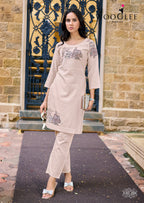 Wooglee Shivangi Cotton Flex Thread Worked Co Ord Set Collection