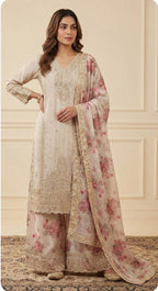 Zorista 10084 A To D Chinon Silk Embroidered Salwar Kameez
