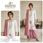 Zorista 11028 A To D Cruncy Silk Embroidered Salwar Kameez