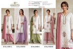 Zorista 11028 A To D Cruncy Silk Embroidered Salwar Kameez
