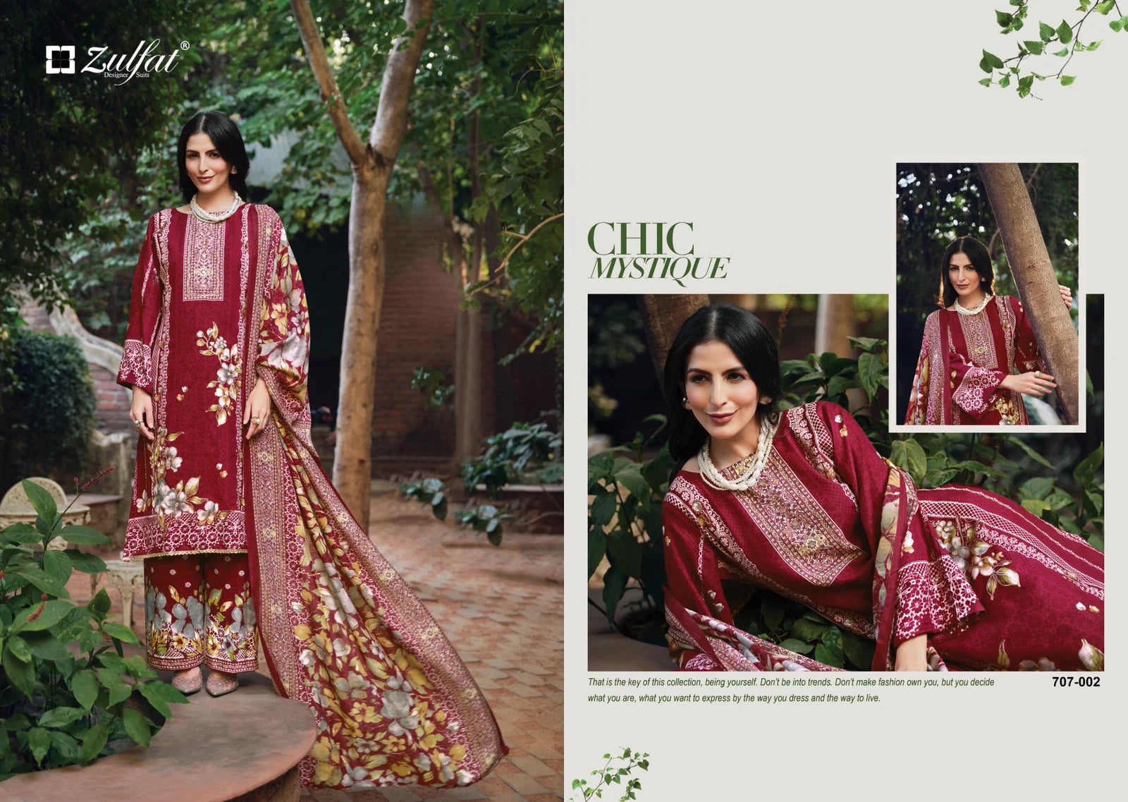 Zulfat Rubina Rayon With Handwork Designer Dress Material Collection